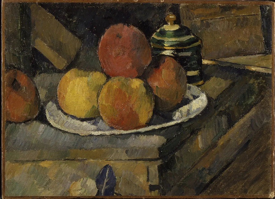 Frutas e açucareiro - Paul Cézanne