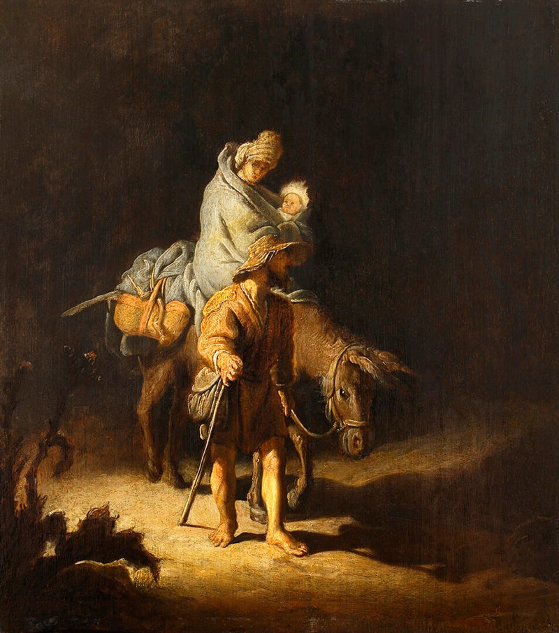 A Fuga para o Egito - Rembrandt