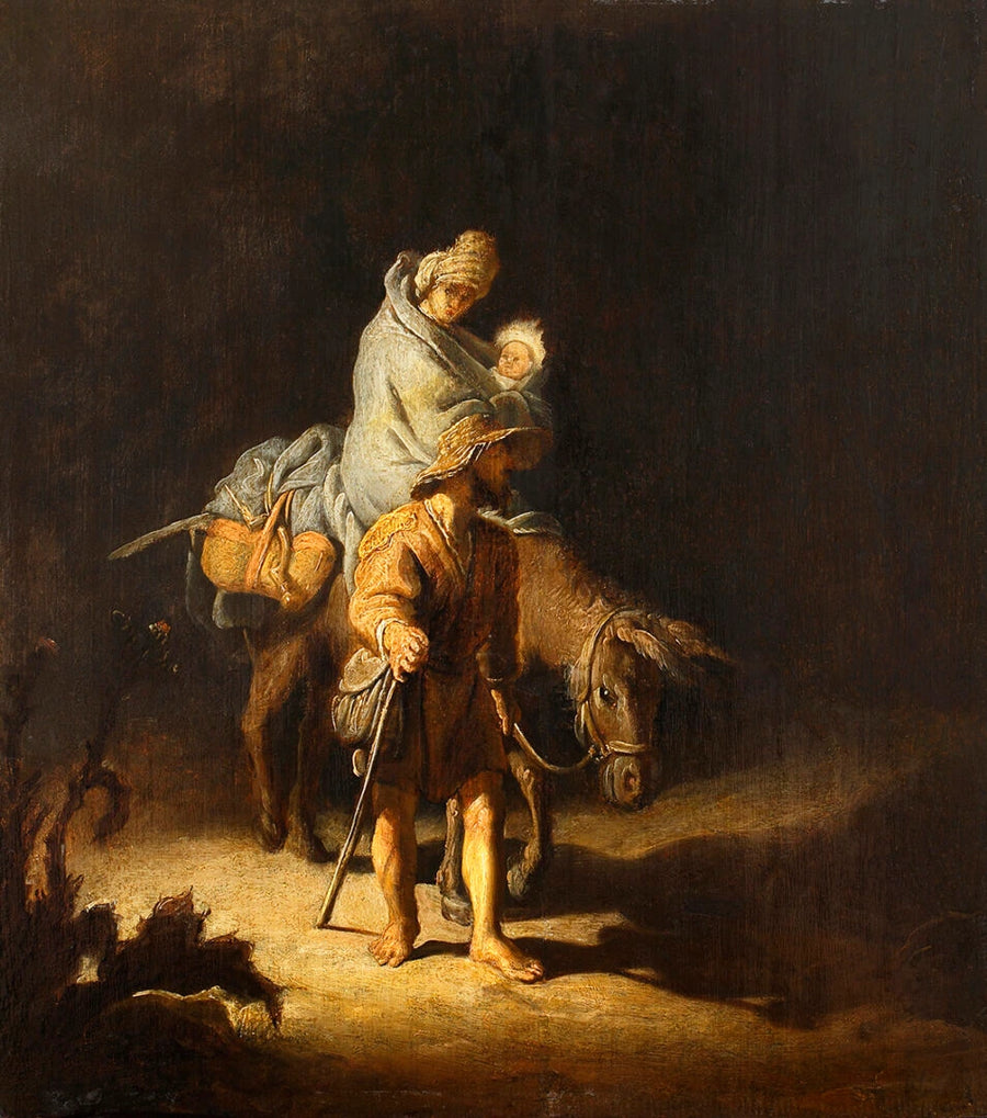 A Fuga para o Egito - Rembrandt