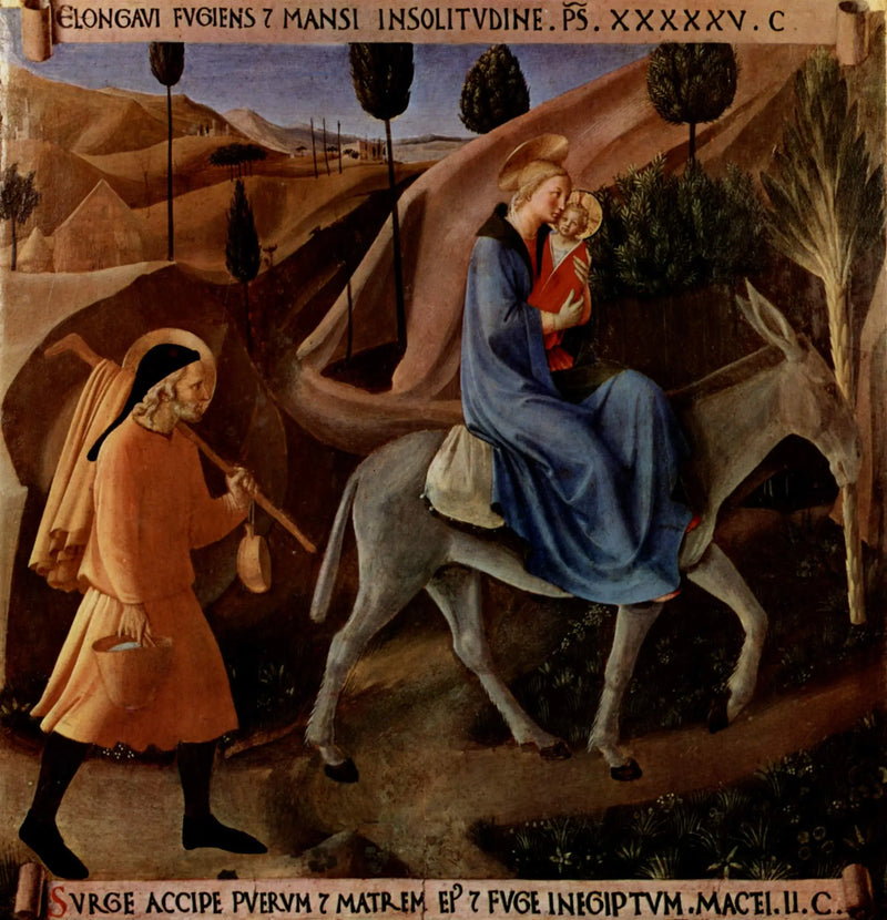 Fuga para o Egito - Fra Angelico