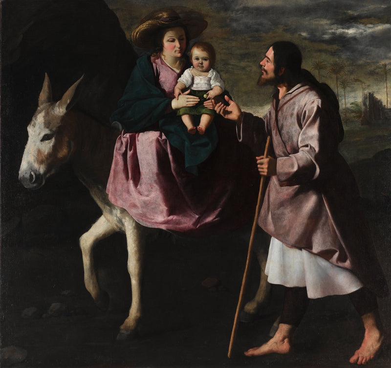 Fuga para o Egito - Francisco de Zurbarán