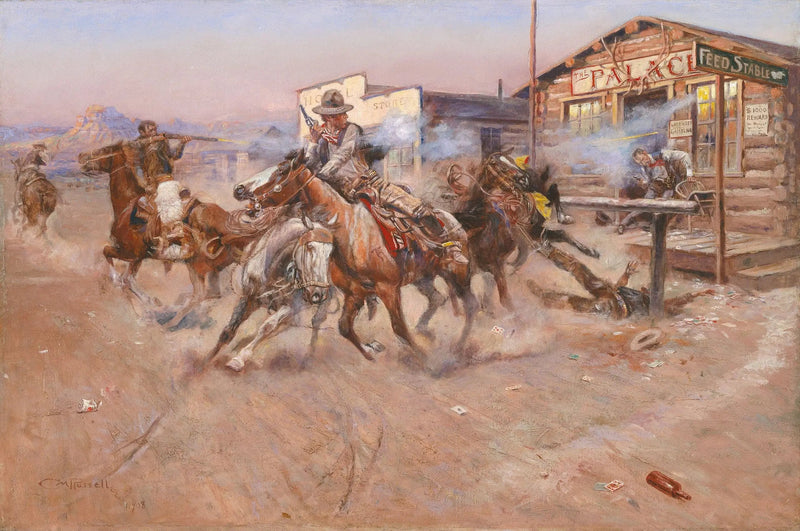 Fumaça de um .45 - Charles Marion Russell