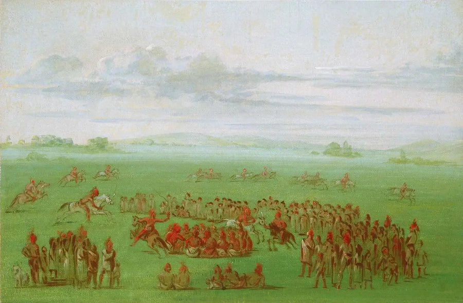 "Fumar os cavalos", uma tradição curiosa dos Sauk e dos Fox - George Catlin