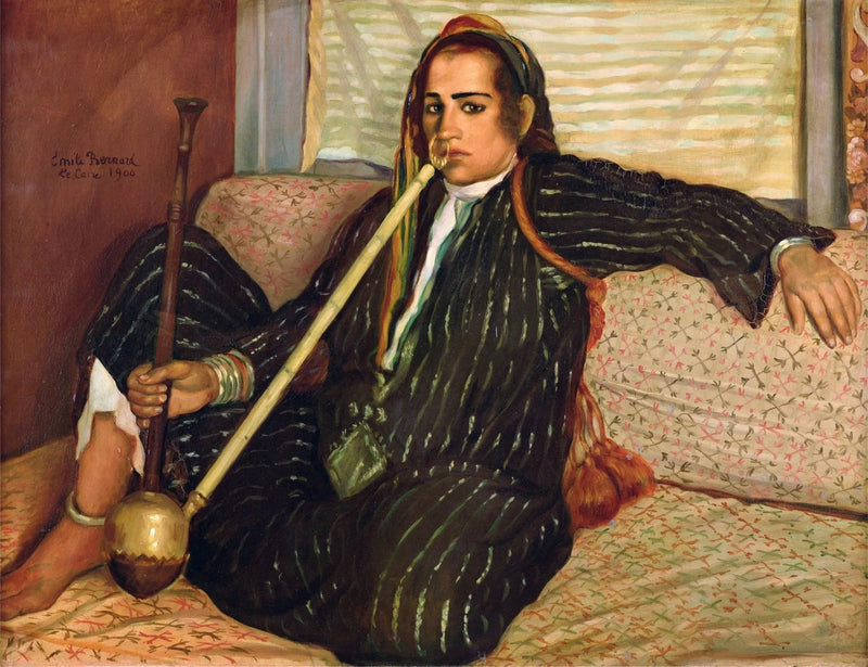Fumante de haxixe - Émile Bernard