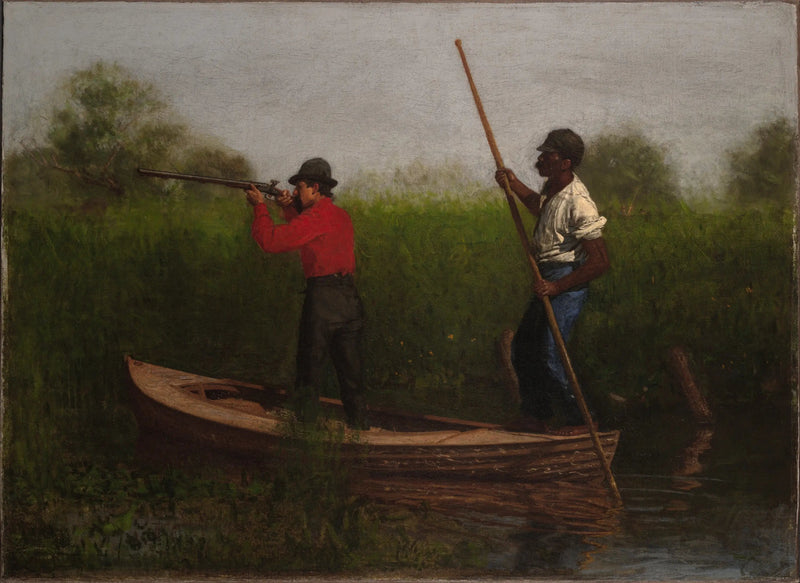 Tiroteio ferroviário no Delaware - Thomas Eakins