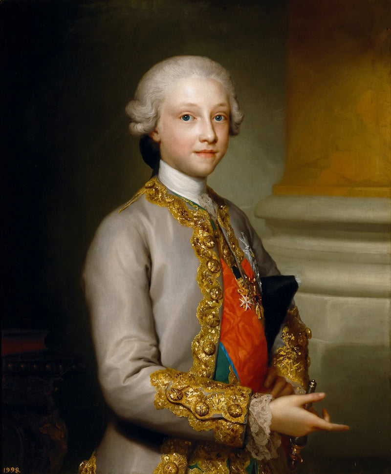 Gabriel Antoine de Bourbon, criança da Espanha - Anton Raphael Mengs