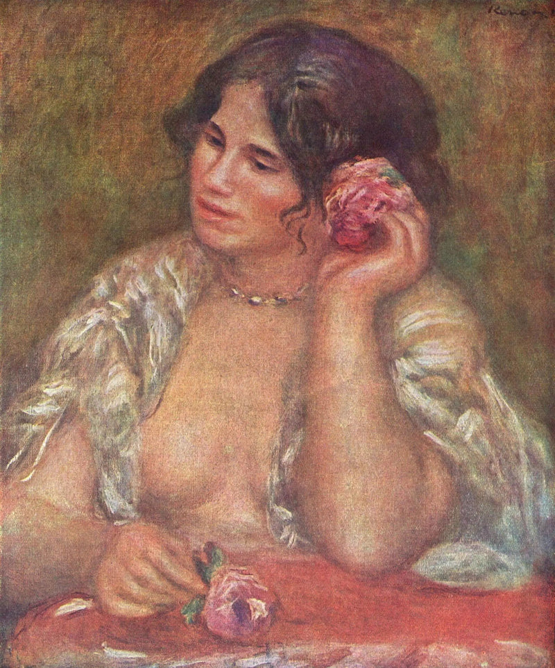 Gabrielle com a rosa - Pierre-Auguste Renoir