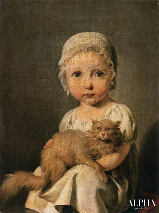 Gabrielle Arnault enfant - Louis Boilly - Reproductions de tableaux et peintures haut de gamme