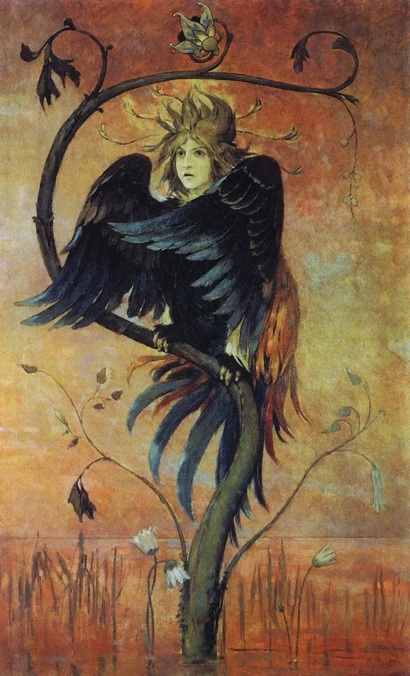 Gamaun, o pássaro profético - Viktor Vasnetsov