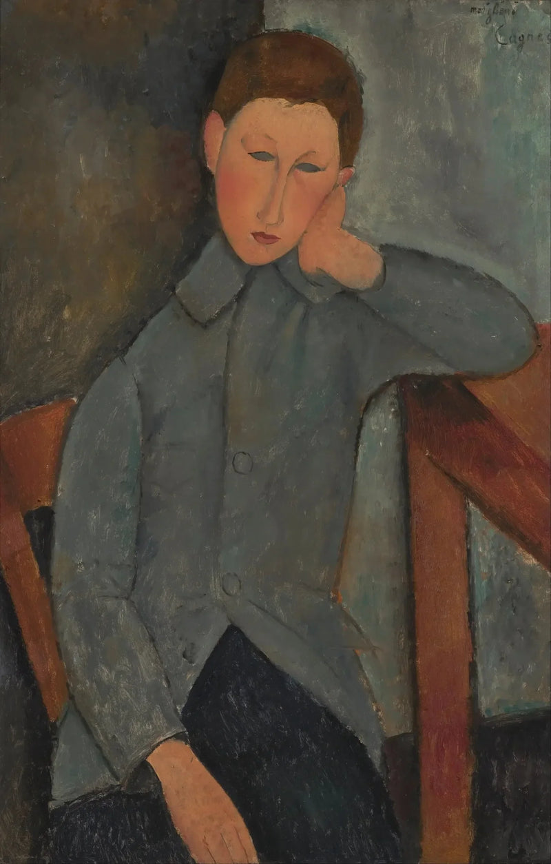 Menino com o Casaco Azul - Amedeo Modigliani