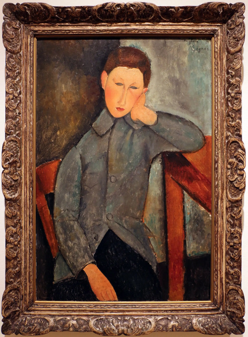 Menino com o paletó azul - Amedeo Modigliani