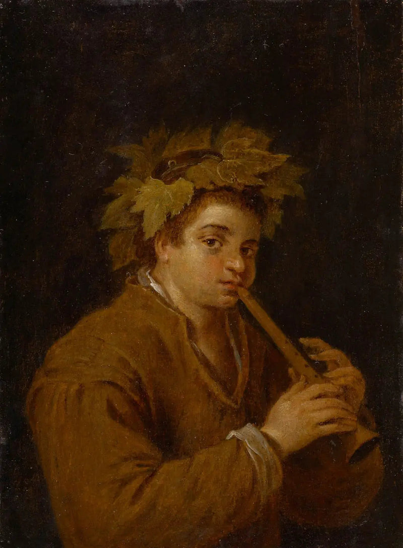 Menino com flauta - David Teniers o Jovem