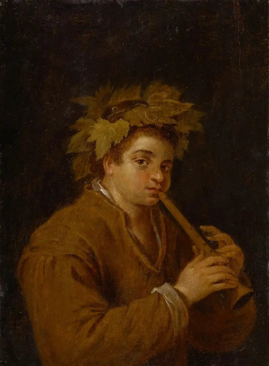 Menino com flauta - David Teniers o Jovem