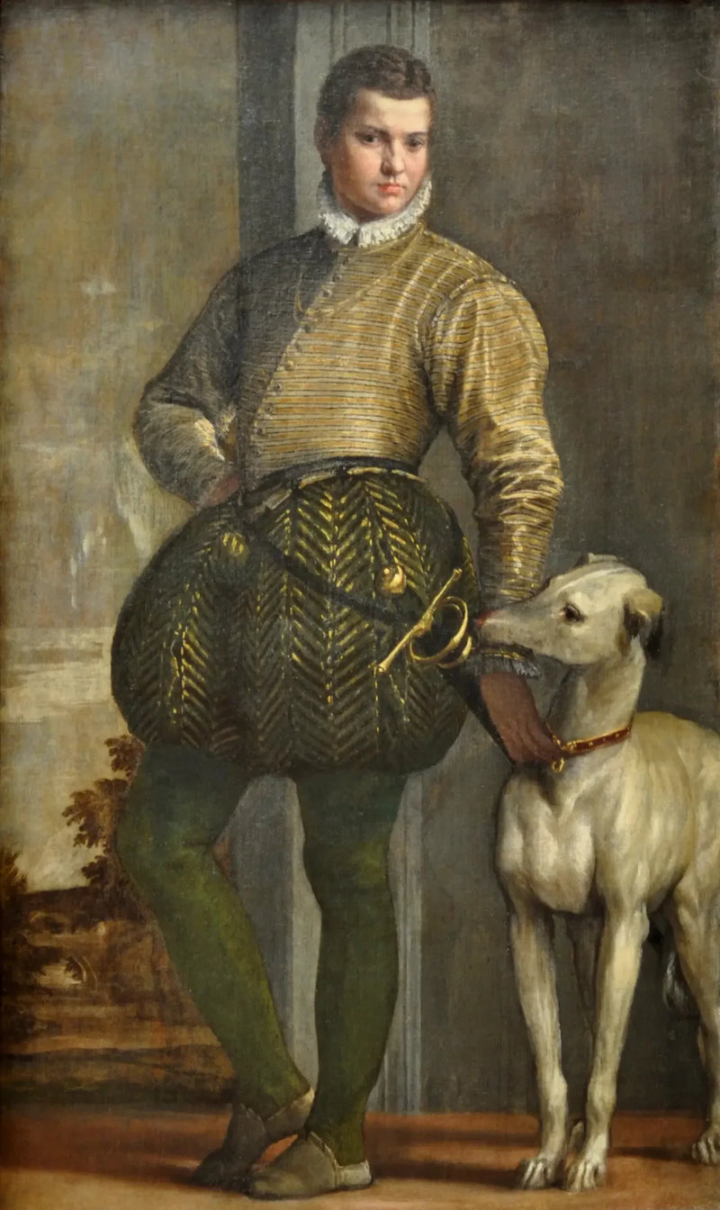 Menino com galgo - Paulo Véronèse