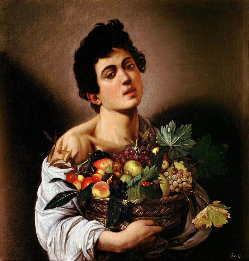 Menino com uma cesta de frutas - Caravaggio