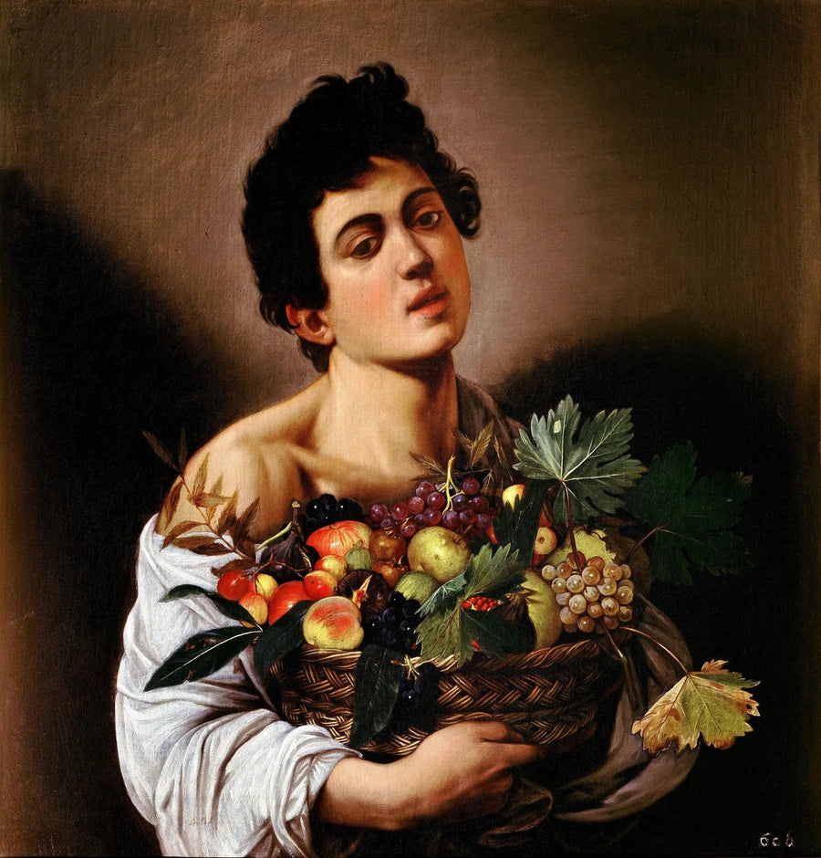 Menino com uma cesta de frutas - Caravaggio