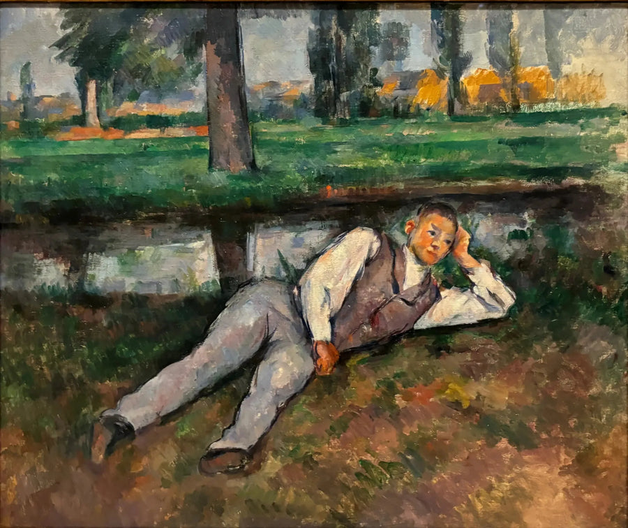 Menino deitado - Paul Cézanne