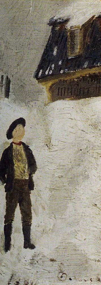 Menino na neve - Edvard Munch