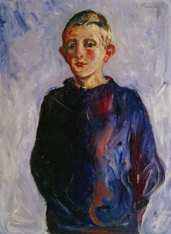 Garoto de Warnemünde - Edvard Munch