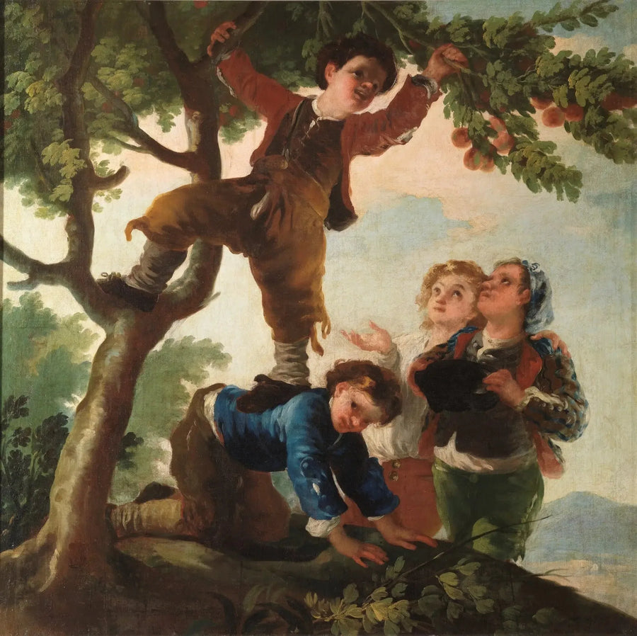 Meninos colhendo frutas - Francisco de Goya