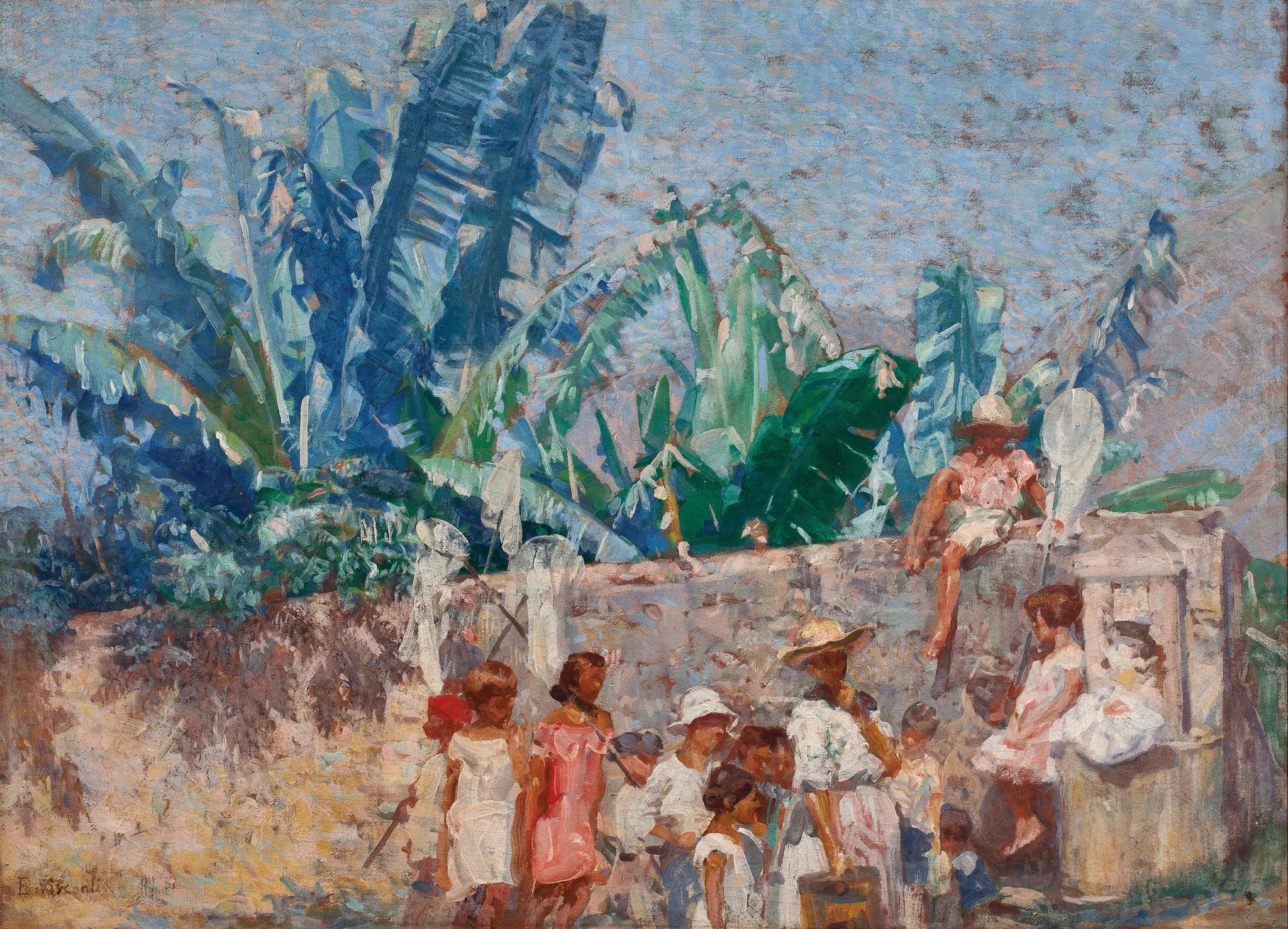 Garçons de Ladeira - Eliseu Visconti image 1 reproduction artisanale de tableau