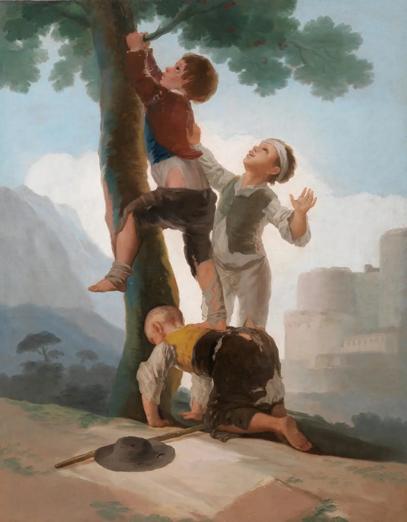 Meninos subindo em uma árvore - Francisco de Goya