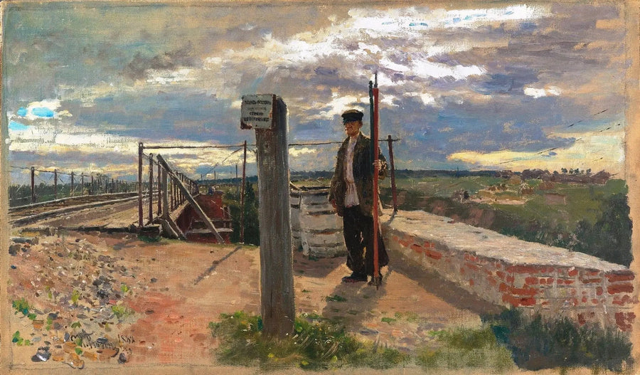 Guarda ferroviária. Khotkovo - Ilya Repin