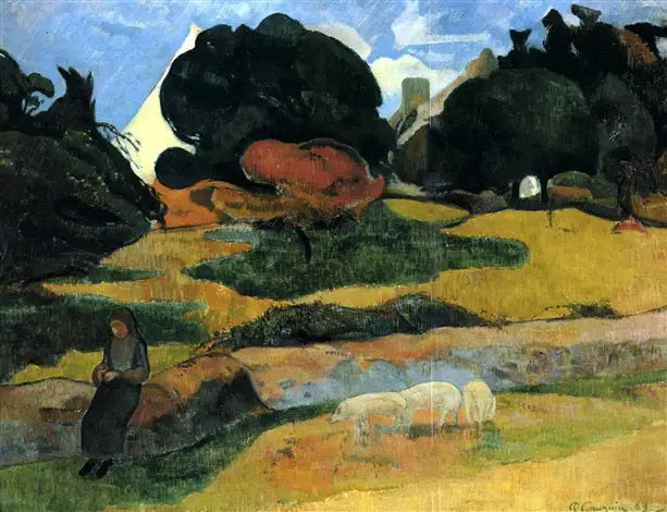 Gardeuse de porcs - Paul Gauguin