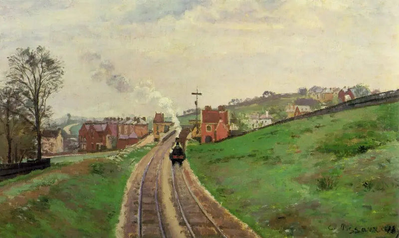 Estação de Lordship Lane, Dulwich - Camille Pissarro