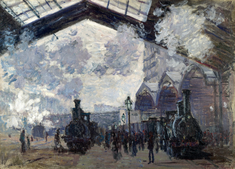 Estação Saint-Lazare - Claude Monet