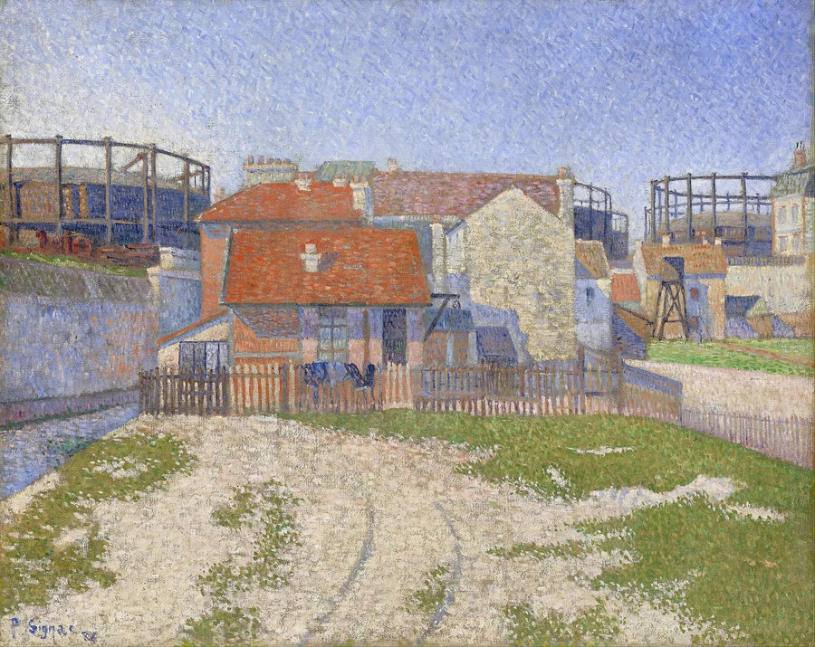 Gazômetros de Clichy - Paul Signac
