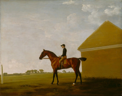 Gazon avec jockey en place à Newmarket - George Stubbs - Alpha Reproduction