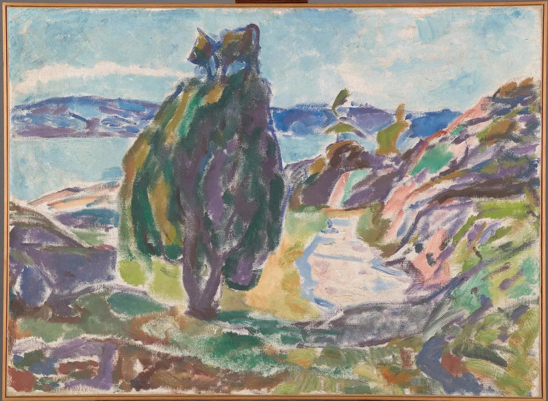 Juníperos perto do mar - Edvard Munch