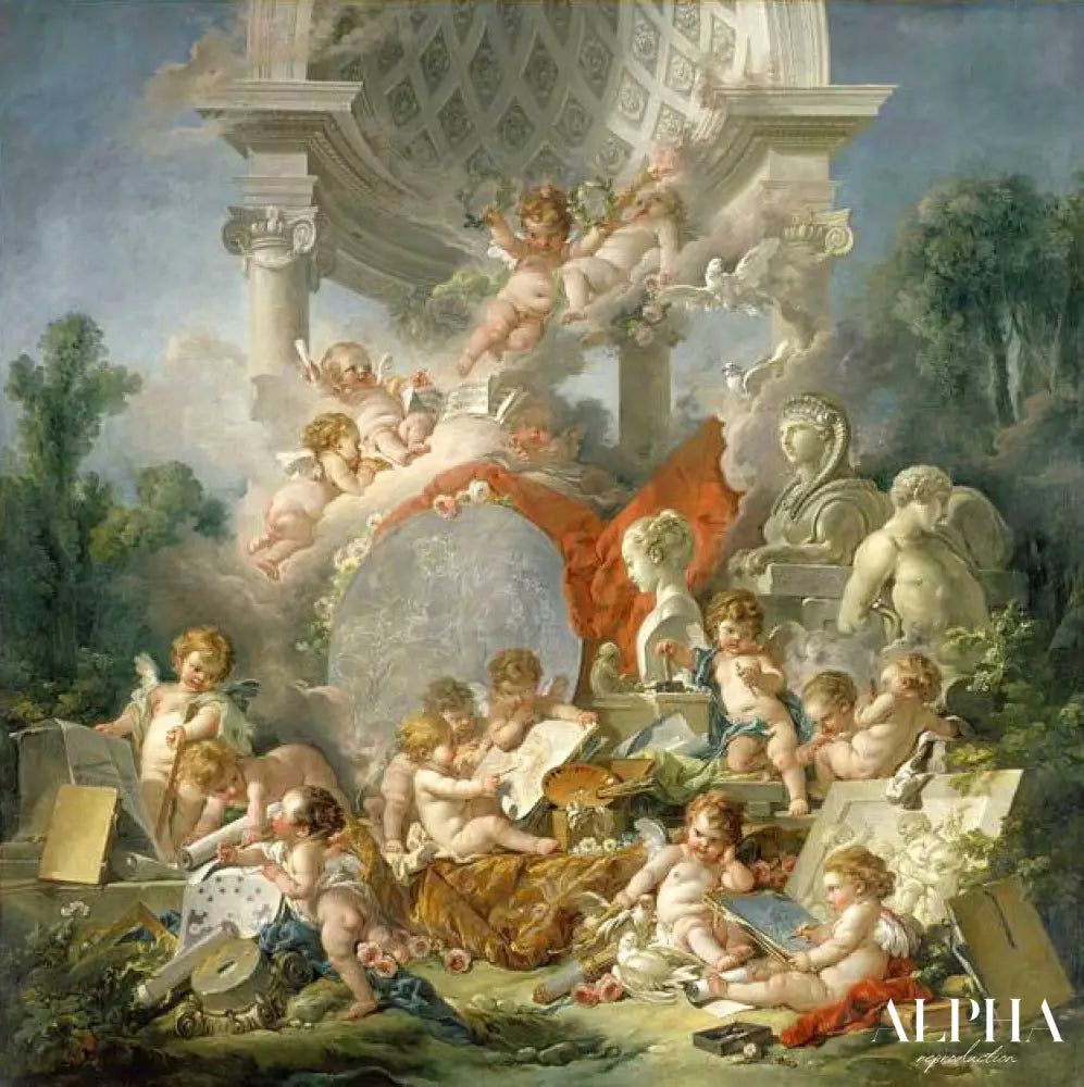 Geniuses of arts - François Boucher - Reproductions de tableaux et peintures haut de gamme