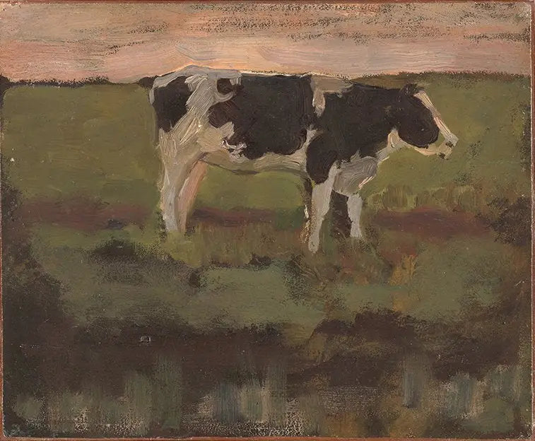 Vaca preta e branca - Piet Mondrian