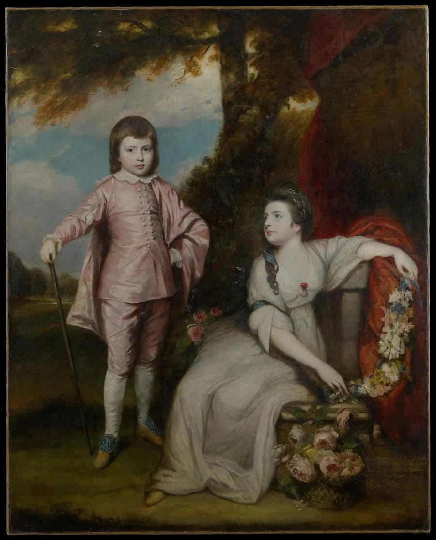 George Capel, visconde de Malden (1757–1839) e Lady Elizabeth Capel (1755–1834) - Joshua Reynolds
