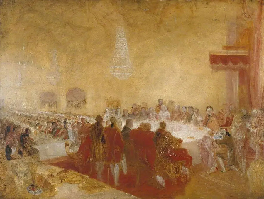 George IV no Banquete do Provost na Casa do Parlamento, Edimburgo - J. M. W. Turner