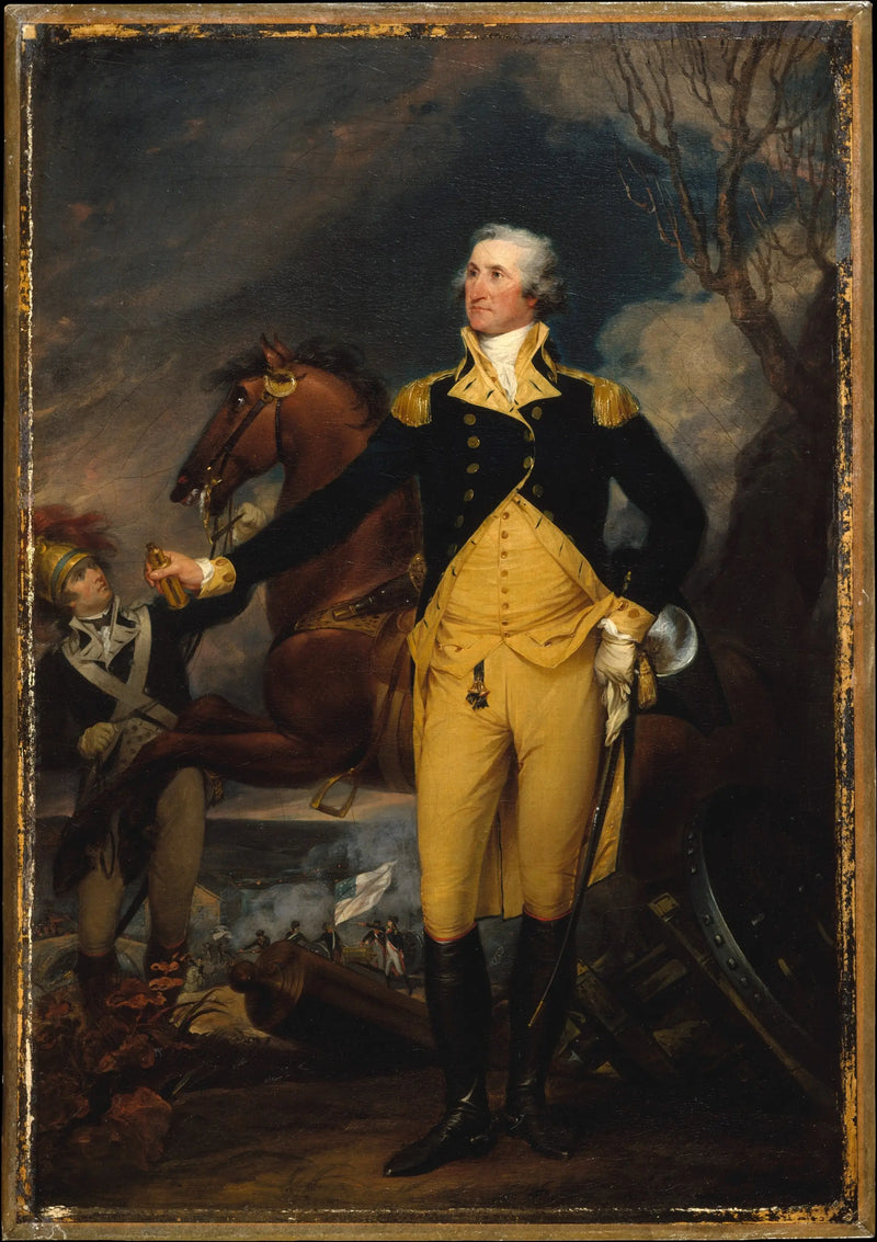 George Washington antes da Batalha de Trenton - John Trumbull