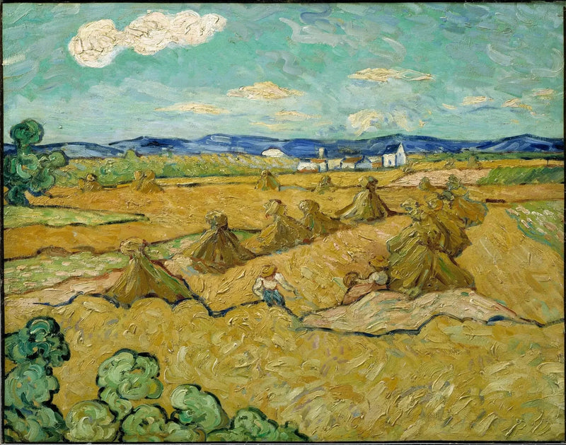 Os Monturos de Milho - Vincent van Gogh