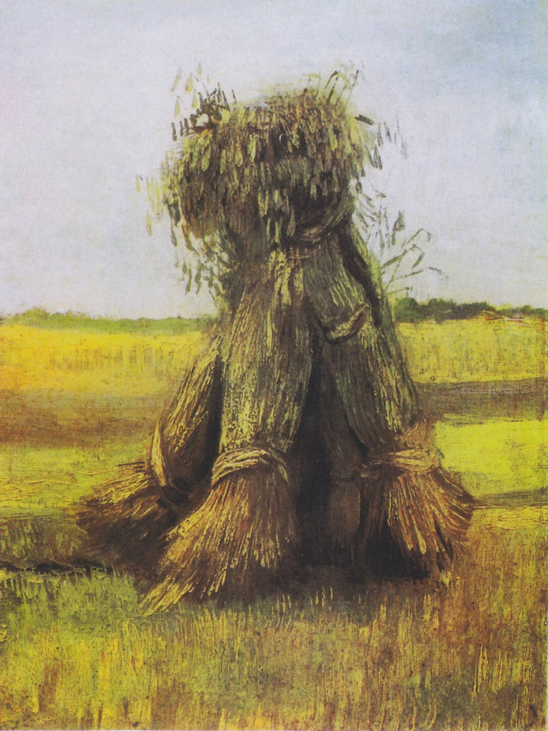 Feixes de trigo em um campo - Vincent van Gogh
