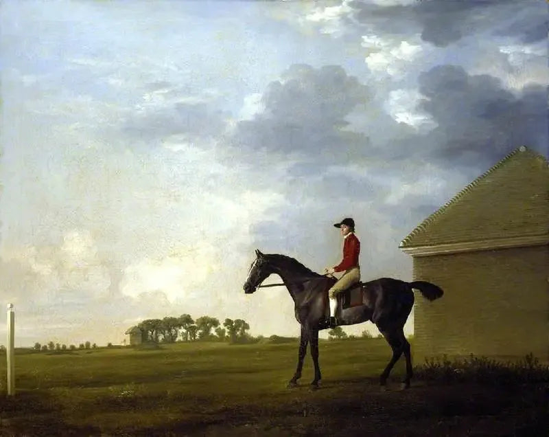 Gimcrack, com John Pratt, em Newmarket Heath - George Stubbs