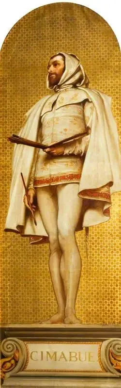 Giovanni Cimabue (1240–1302) (projeto para uma mosaico no Museu Victoria and Albert) - Frederic Leighton