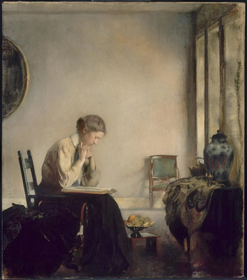 Menina lendo - Edmund Charles Tarbell