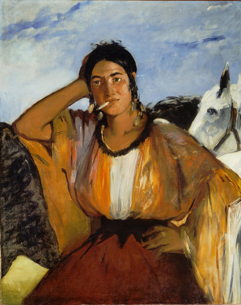 Cigana com um cigarro - Édouard Manet