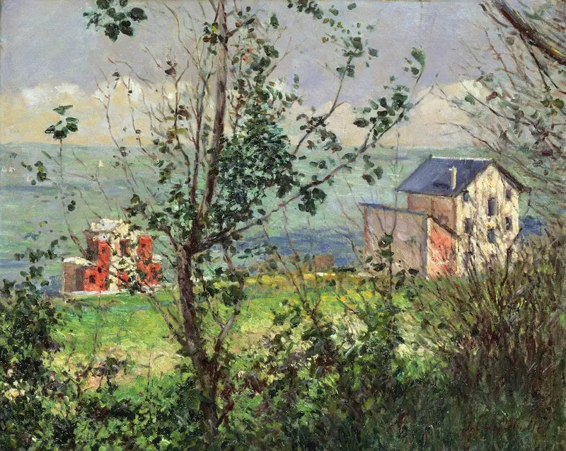 Casa de Campo em Trouville - Gustave Caillebotte