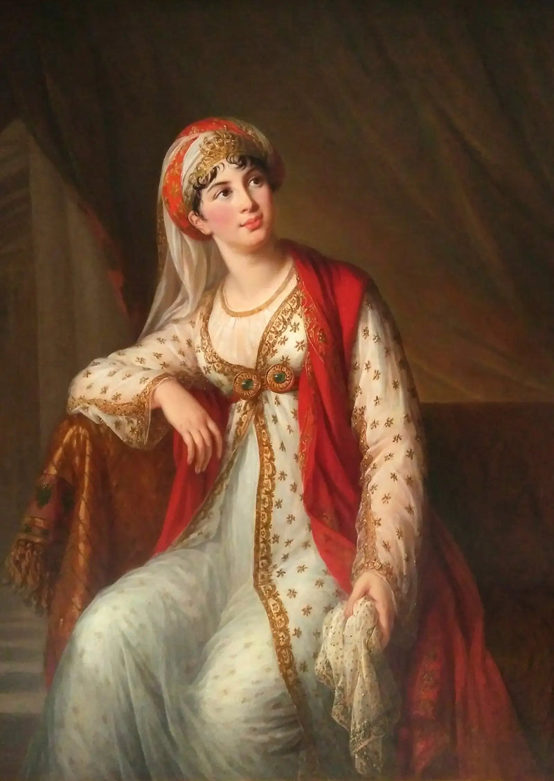 Giuseppina Grassini no papel de Zaïre - Élisabeth Vigée Le Brun
