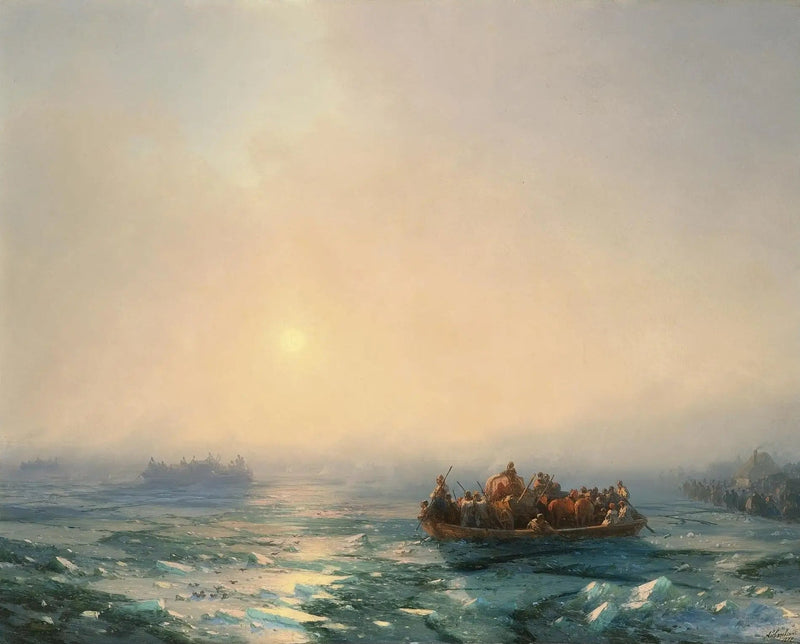 Espelho do Dnieper - Ivan Aivazovsky