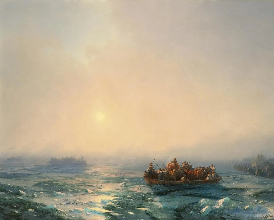 Espelho do Dnieper - Ivan Aivazovsky