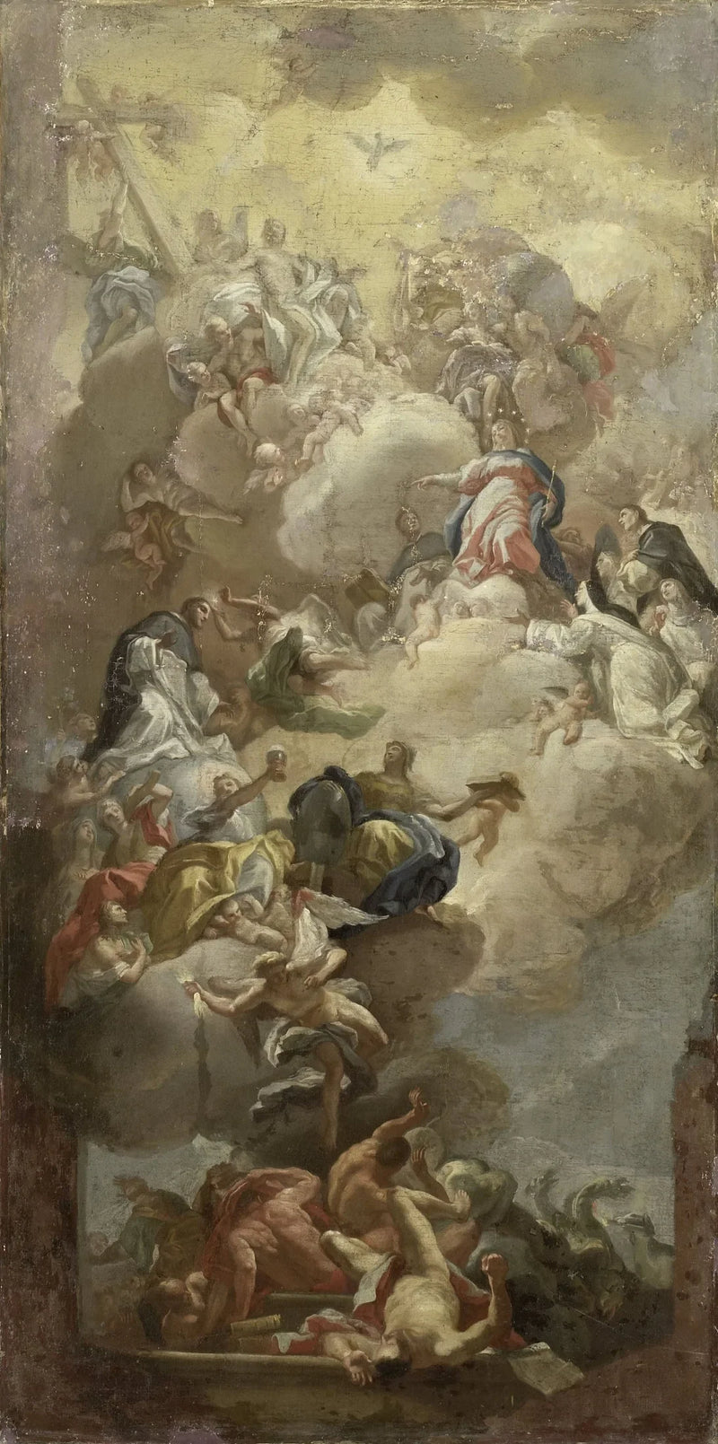 Glorificação de São Domingos - Francesco Solimena