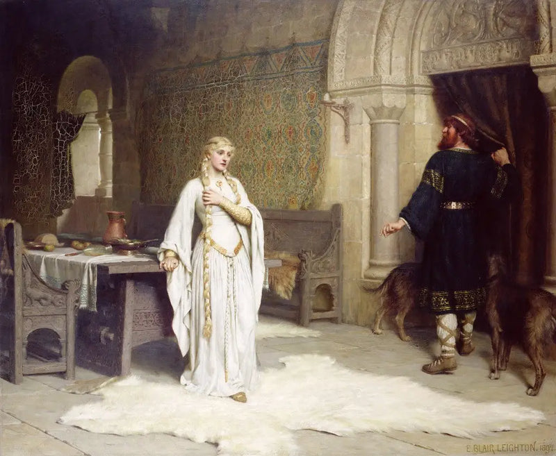 Godiva e Léofric - Edmund Blair Leighton